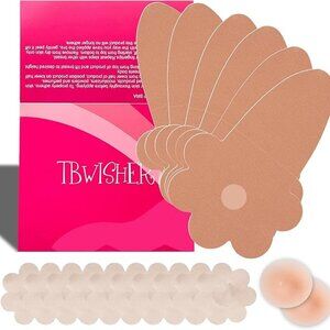 Brand New Boob Tape & Nipple Covers Set – Beige (C–D–E)